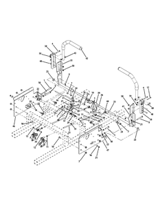Control Assembly Diagram and Parts List for M60-KH (53CH8CT6050-27HP)(2011) Cub Cadet Lawn Tractor